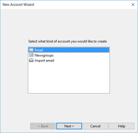 Setup ICA.NET email account on your Opera Mail Step 1